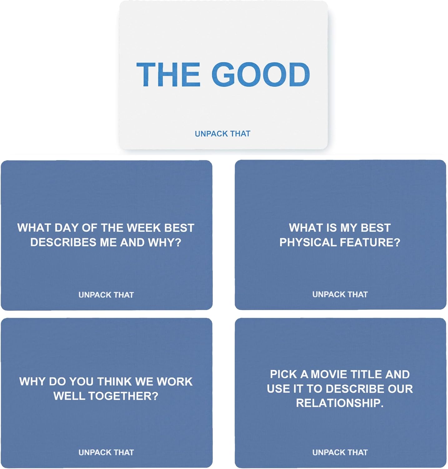 UNPACK THAT Self-Exploration Card Deck Personal Growth Cards - 100 Deep Questions for Self-Discovery, Mindfulness & Emotional Healing | Journal Prompt, for Her