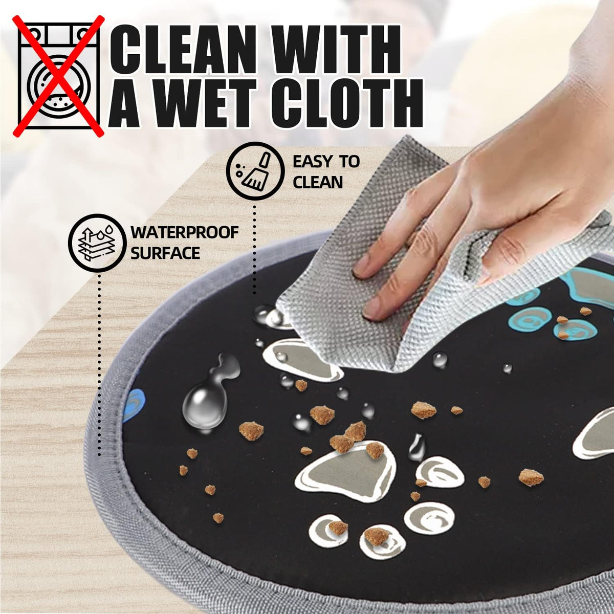furrybaby Pet Heating Pad for Cats & Dogs,Waterproof,Anti-Bite Warming Mat