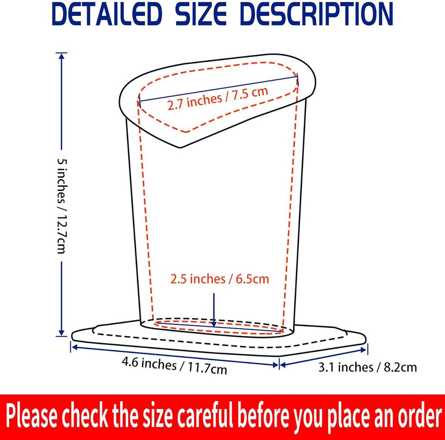 Plush Lined Eyeglasses Holder, PU Leather Glasses Stand Case