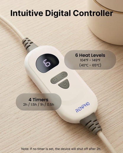 RENPHO Graphene-Infused Heating Pad for Neck, Shoulders & Back