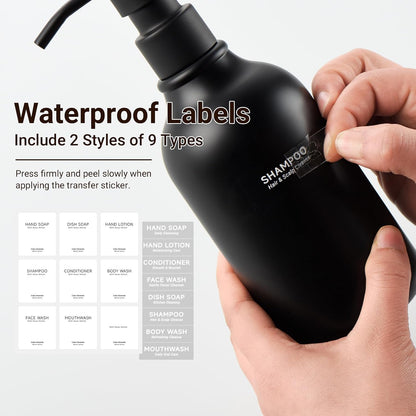 Shampoo and Conditioner Dispenser - Shower Soap Dispenser 3 Chamber No Drill - Bathroom Soap Dispenser Wall Mount Adhesive - Clear PET Bottles with Nature Bamboo Pumps Set Refillable 1500ml