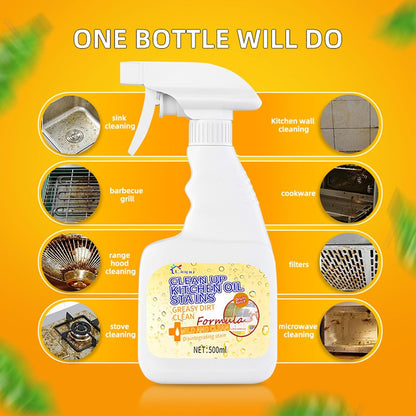 Liapu All Purpose Cleaner, Remove Stains Cleaning Spray, Kitchen Cleaner Spray, Heavy Duty Multi Purpose Degreaser Cleaner Spray Removes Grease, Grime, And Stains On Microwave & Oven & Stove Top