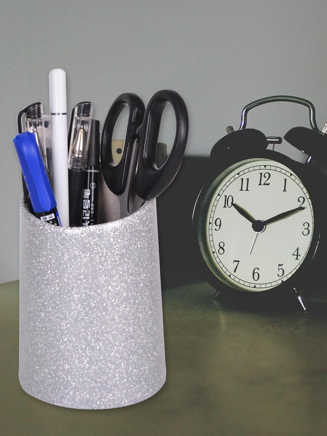 2 Pack Eyeglasses Holder PU Leather Glasses Stand Case Holder for Desks or Nightstands