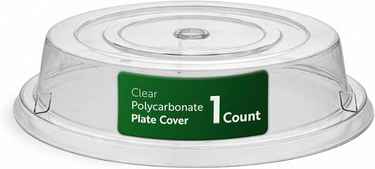 Restaurantware Polycarbonate Splatter - Cater Tek 11 in Food Lid, Easy Grip, Dishwasher Safe, Shatterproof, Freeze Safe - Plate Cover for Display, Catering, Restaurants, Transport