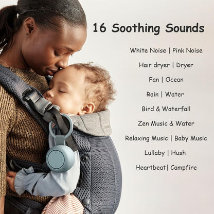 Portable Baby Sound Machine & Essentials for Babies & Kids - Mint
