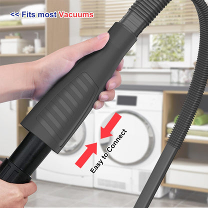 Sealegend Dryer Vent Cleaner Kit with Vacuum Hose Attachment & Brush Blue | Fits Most Vacuums, Loosens Stubborn Lint & Removes Hidden Dust, for Dryer Vents, Refrigerator Coils & Narrow Gaps