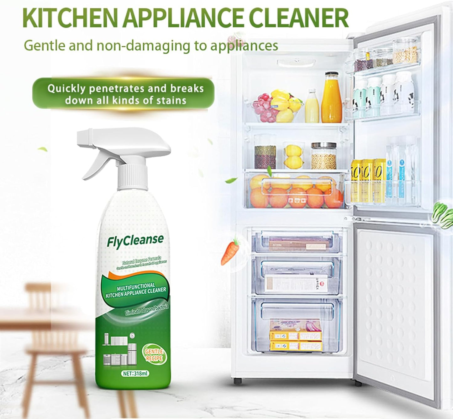 Oil stain remover, Cooktop Cleaner,grease remover, kitchencleaner, range hood cleaner, heavy-duty oil stain remover