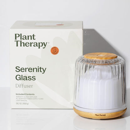 Plant Therapy Home Drift Linen Essential Oil Diffuser, Stylish Linen Cover Adds a Soft, Natural Touch to Any Space, Intermittent & Continuous Mist, Color-Changing Light, 320 Square Feet Coverage