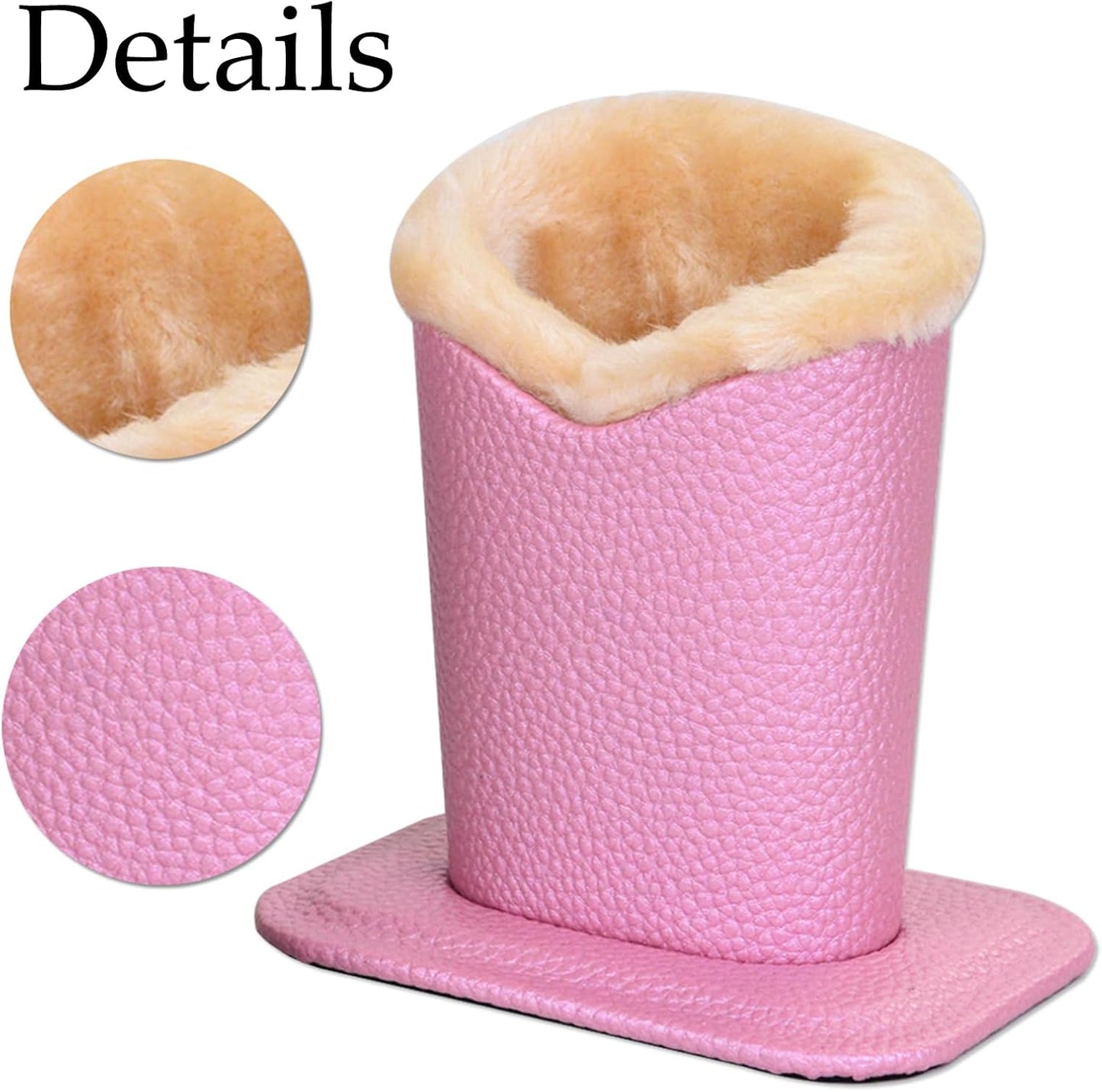 Pack of 2 Soft Plush Lined Eyeglasses Holder Stand Protective Glasses Holder Stand