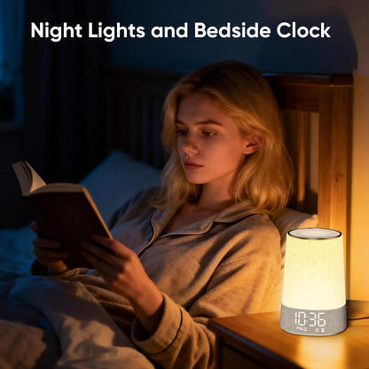AFEXOA Sunrise Alarm Clock Wake Up Light with 30 Soothing Sounds