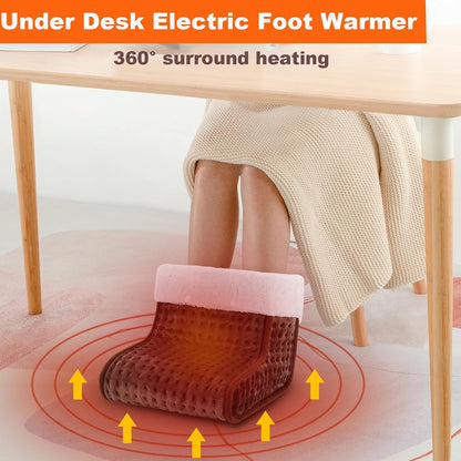 CYFIE Foot Warmer Under Desk - Electric Heating Pad for Women Men