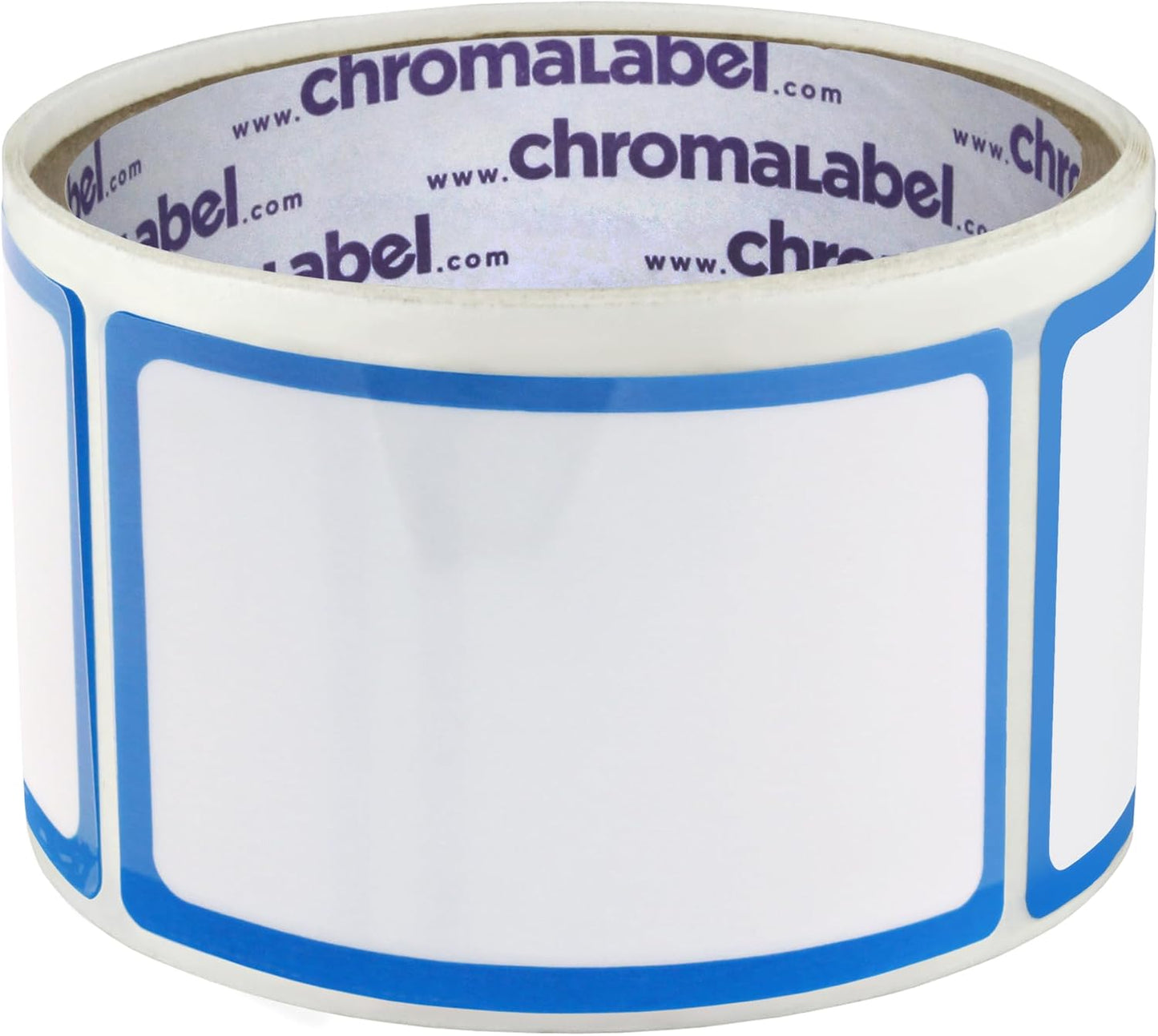 Dry Erase Labels, 2 x 3 Inch Removable, 50/Roll | Reusable Erasable Labels with Anti-Smear Protective Flaps for Bins, Containers and Shelves. Made in USA