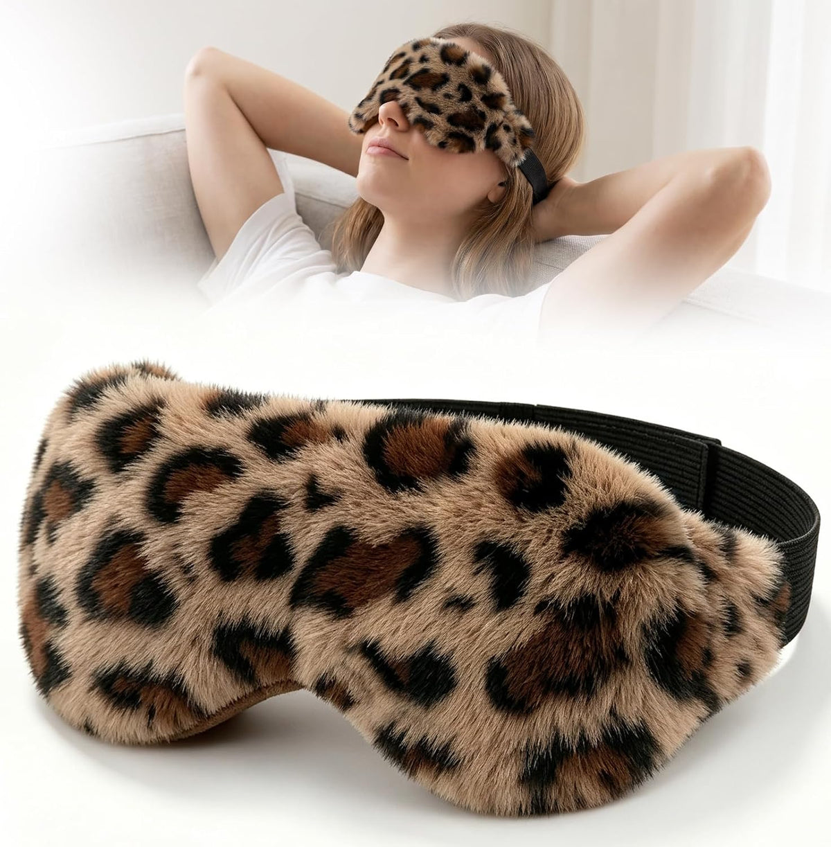 MORLIDEN Heated Eye Mask for Dry Eyes & Stye - Microwavable Warm Compress