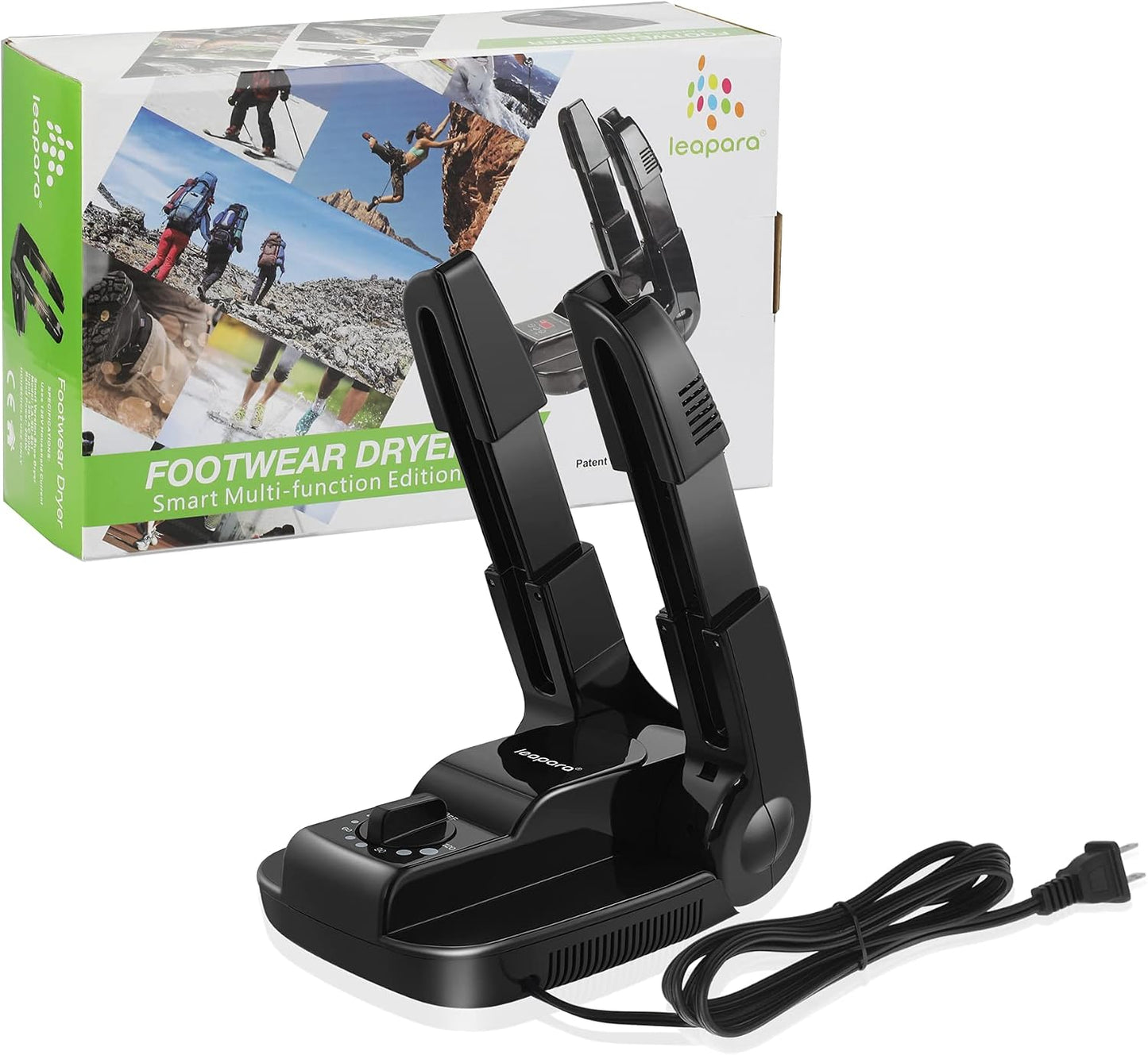 Boot Shoe Dryer with Timer for Gloves and Work Boots,Portable Foldable