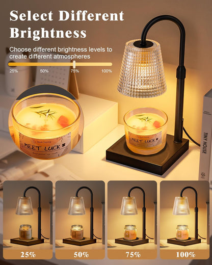 Hong-in Candle Warmer Lamp with Timer, House Warming Gifts New Home Decor