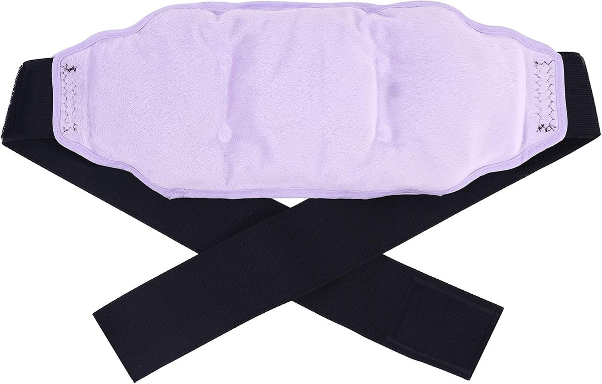 Premium Hot Cold Gel Bead Ice Pack by FOMI Care | Cool Compress for Lower Back, Shoulder, Knee, Bicep, Stomach | Coccyx, Sciatica, Tailbone Pain Relief | Flexible, Reusable Heating Pad | (Blue)