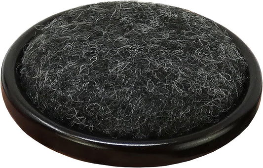 Shepherd 1-1/4" Round Reusable Carpet Bottom Furniture Caster Cups for Office Chairs, Desks, and Carts, Furniture Wheel Caster Cups for Carpet and Hardwood Surfaces, 4-Pack, Brown