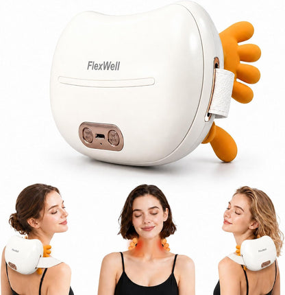Neck Massager with Heat,Deep Tissue Massager for Pain Relief,Green