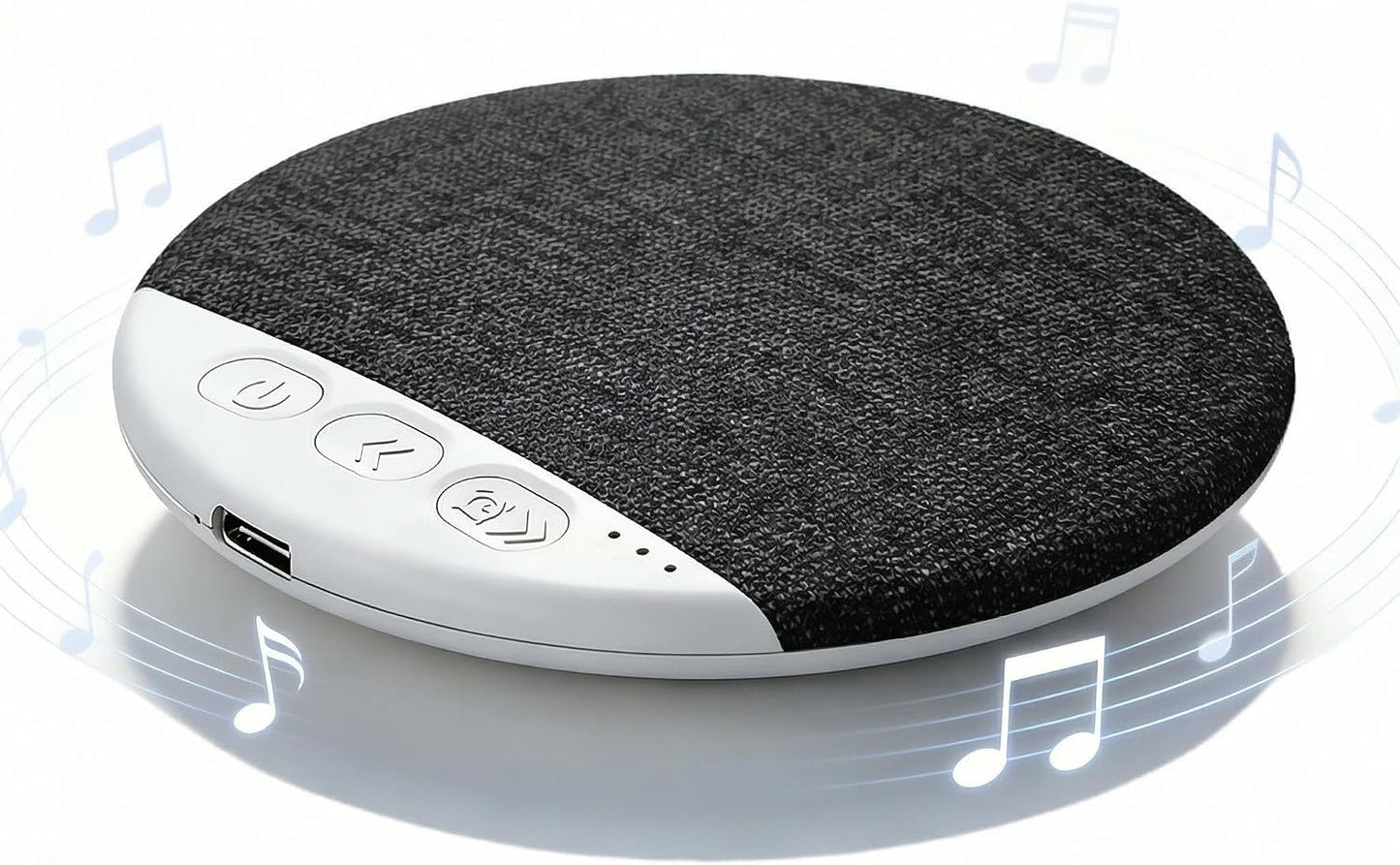 2026 New Bluetooth Pillow Speaker for Sleeping, Ultra-Thin 1.1cm Under Pillow Speaker with White Noise Timer & Bluetooth 5.4, Wireless Sleep Aid with Stereo Bass, Comfortable for Adult Side Sleepers