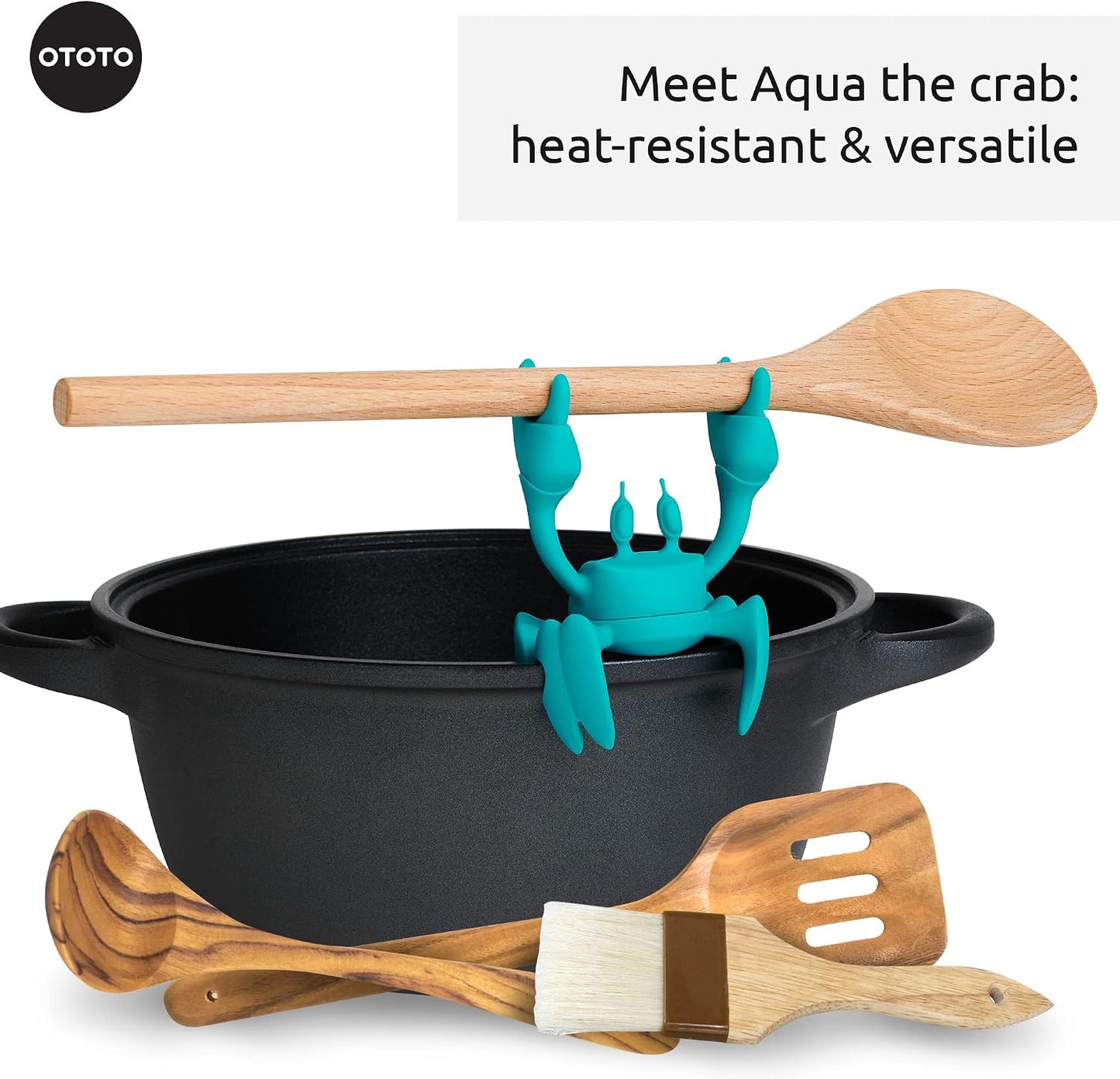Funny Spoon Holder by OTOTO - Spoon Rest for Stove Top - Cooking Gadgets, Cooking Gifts, Cool Kitchen Gadgets, Cool Gifts, Cute Kitchen Accessories