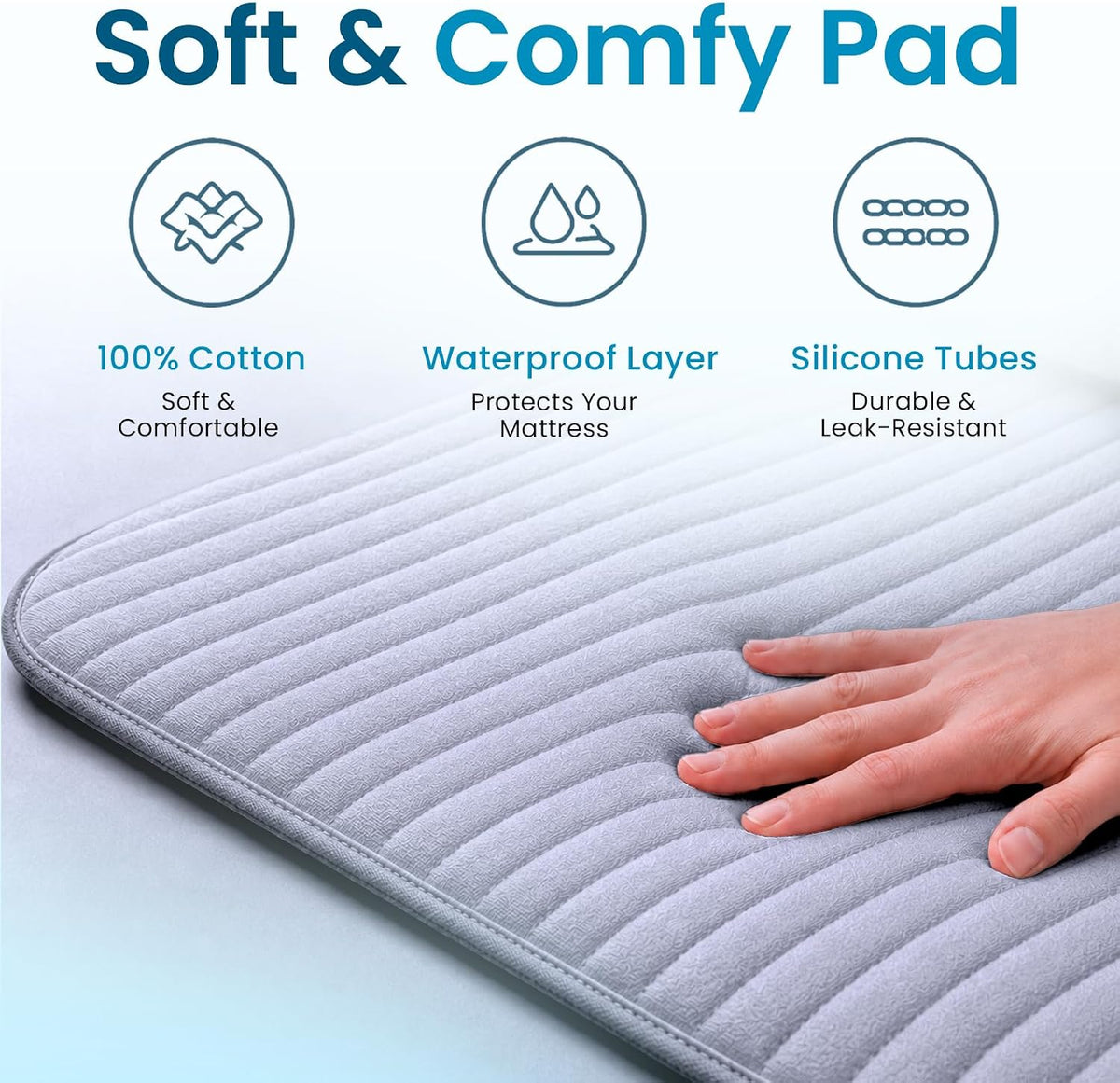 B10 Bed Cooling System Twin - Cooling Mattress Pad for Hot Sleepers