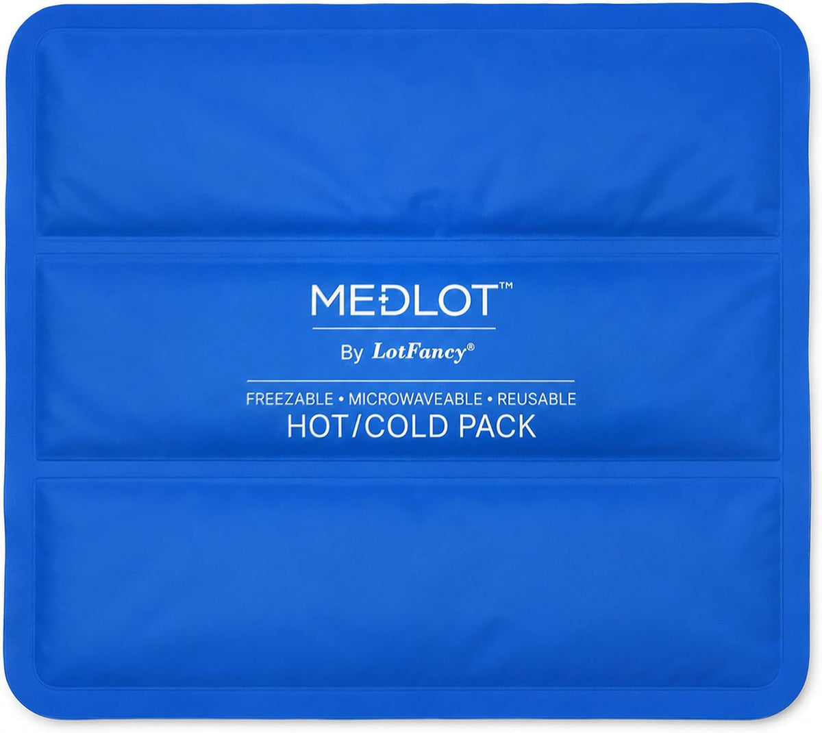 LotFancy Gel Ice Packs, 2pc Reusable Hot Cold Pack for Therapy, Heating Cooling Gel Pad, Pain Relief for Face, Head, TMJ, Wisdom Teeth, Oral Facial Surgery, Sport Injuries, Migraine, Muscle Joint