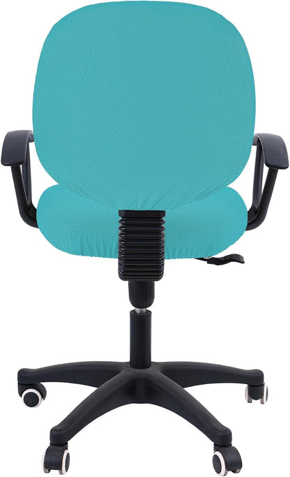 Smiry Office Computer Chair Armrest Covers, 2PCs Anti-dust Arm Rest Pad | Removable Washable Desk Chair Arm Pad Covers, Grey