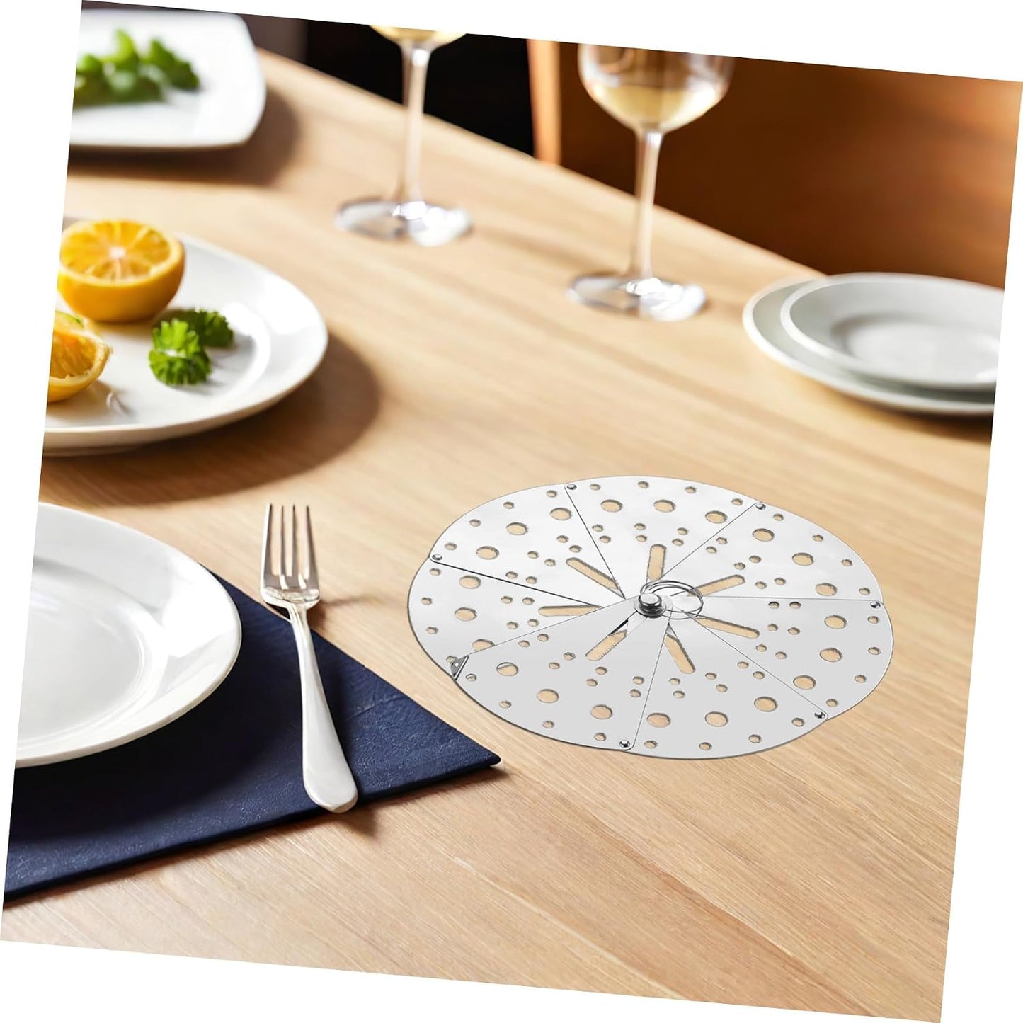 Adjustable Stainless Steel Anti-spill Cover for Pots Multifunctional Overflow Stopper Lid with Steam Vent and Safe Kitchen Accessory to Prevent Boil Over