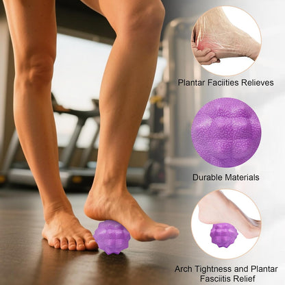 Foot Massage Ball Myofascial Release, Pain Relieve from Plantar Fasciitis, Massage Tool for Tight Muscles and Sore Feet, Restore Foot Massage Roller