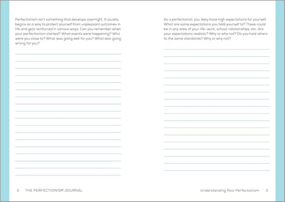 The Perfectionism Journal: Guided Prompts and Mindfulness Practices to Reduce Anxiety and Find Calm