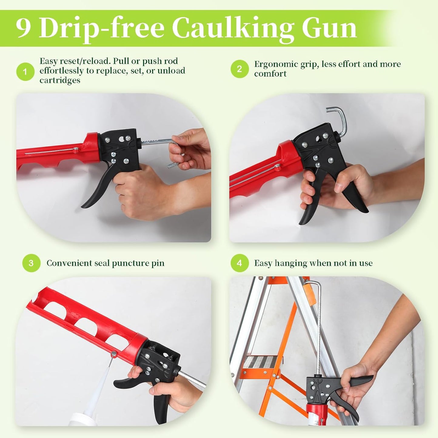 Caulk Tool Kit for Removal and Application Caulking Spatula Grout Stripper Tool Grout Remover Angle Carbide Scraper Caulking Tips Tool with Caulk Application Tool and Silicone Finishing Tools