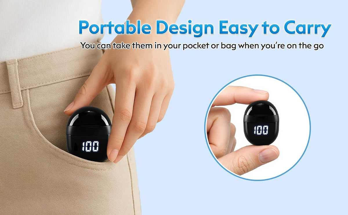 Invisible Mini Sleep Earbuds Bluetooth Wireless for Side Sleeper Small Ears