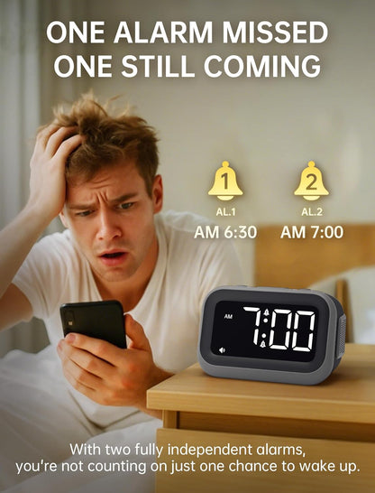 Acedeck Super Loud Alarm Clock: 115dB Wake-Up Power