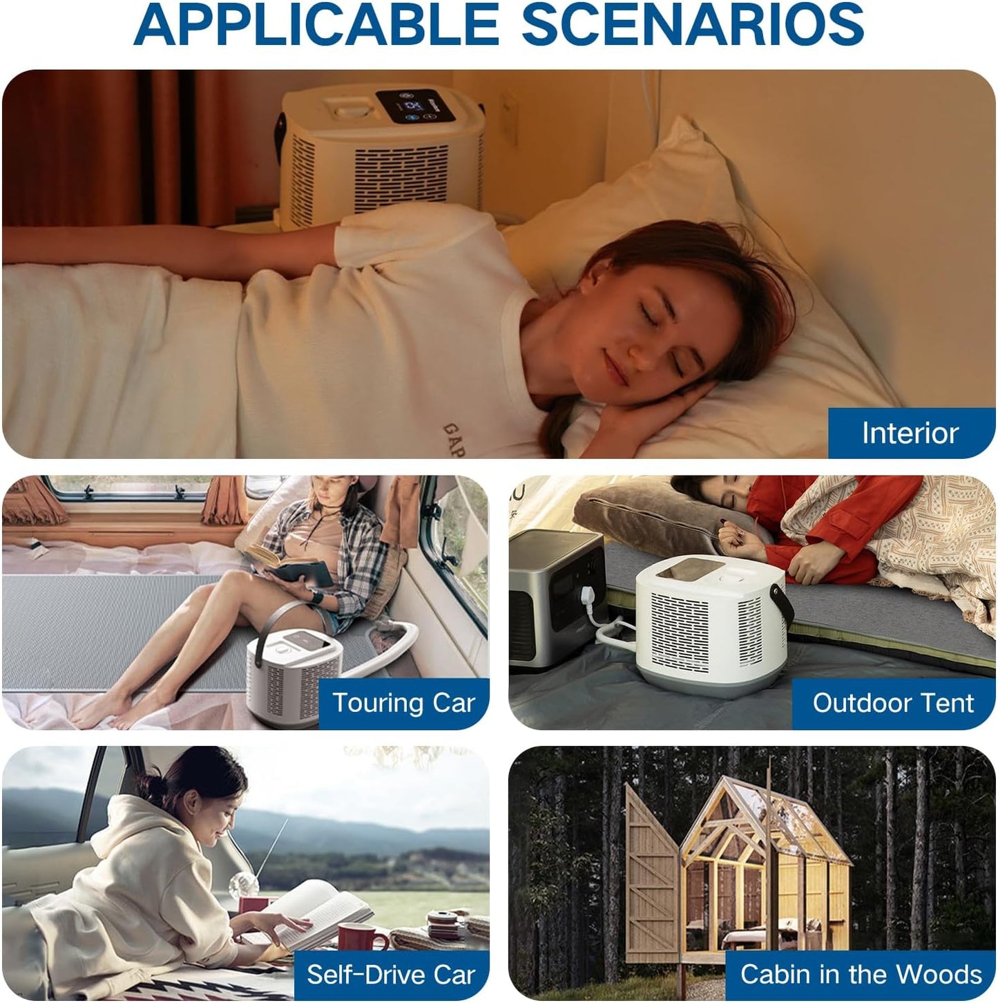 Comfort for Beds,Bed Water Cooling System with Portable Cooling Mattress & Heater(54°F-115°F), Quiet Operation,with Blankets Zone Any Size Bed，for Indoor