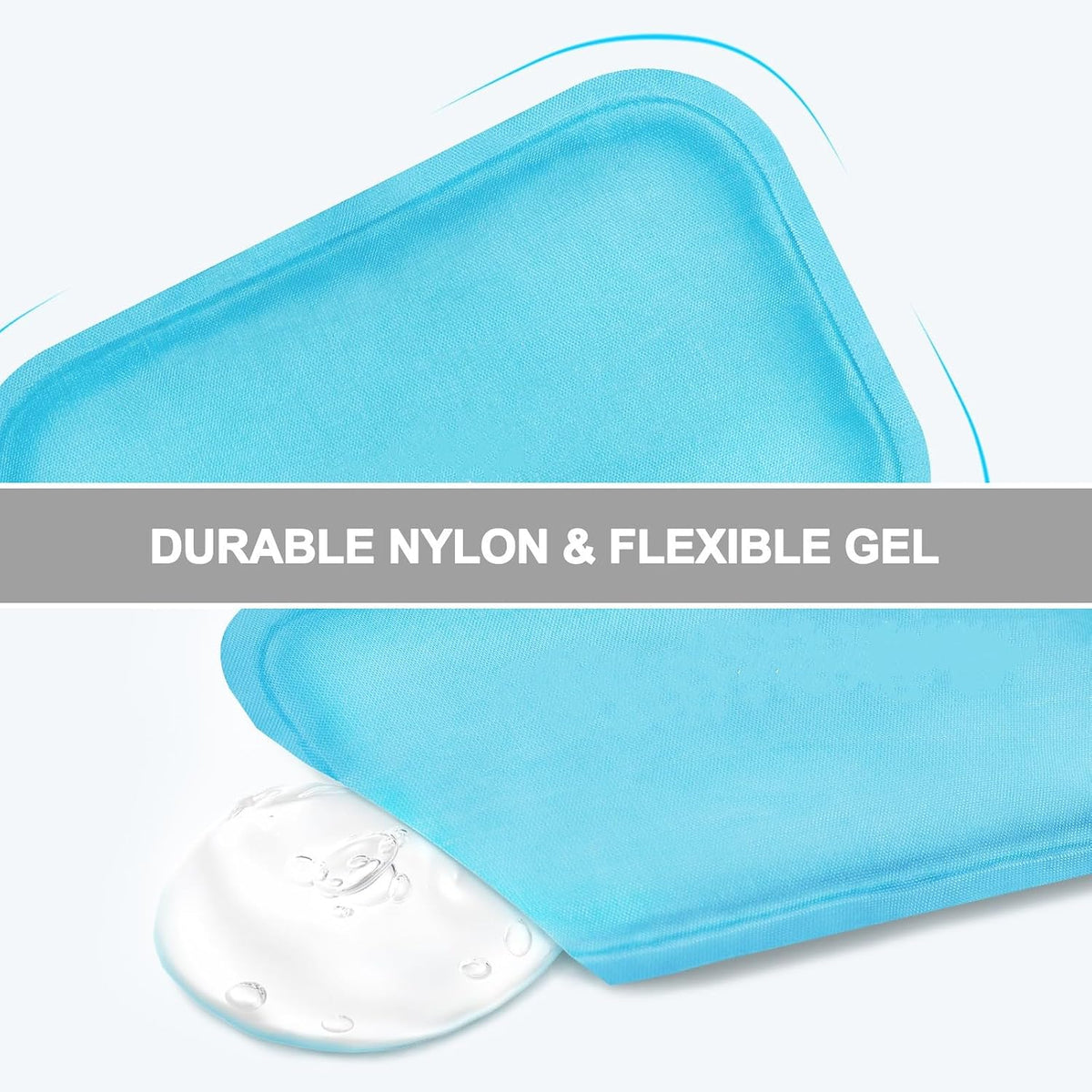 Reusable Small Ice Packs - Hot & Cold Mini Gel Cold Packs for Injuries, Sinus Relief, Tired Eyes, Headaches, First Aid, Pain Relief, Wisdom Teeth, Face - 6 Packs