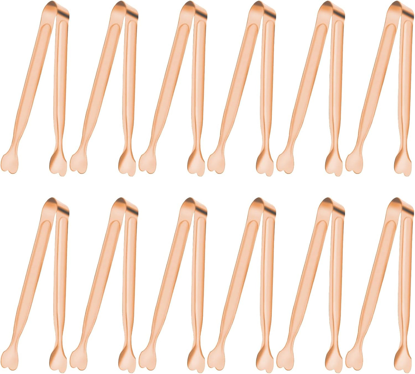 Mini Serving Tongs, Anytrp 18-Packs Stainless Steel Sugar Tongs, 4.3inch Ice Tongs Kitchen Appetizers Tongs for Coffee Bar, Tea Party, Desserts Party, Sugar and Ice Bucket