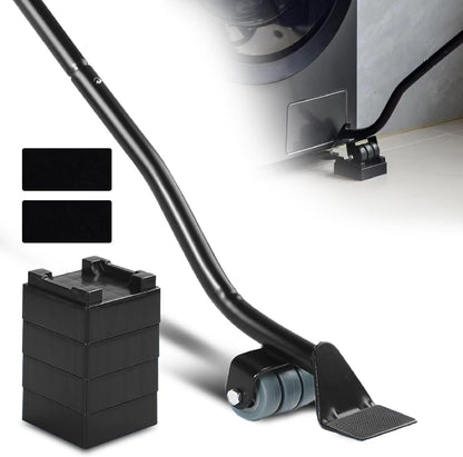Furniture Lifter Tool Set – Heavy Duty Steel Lever & 3 Sliding Pads – Lifts up to 550 lbs – Ideal for Moving Sofas, Appliances & More