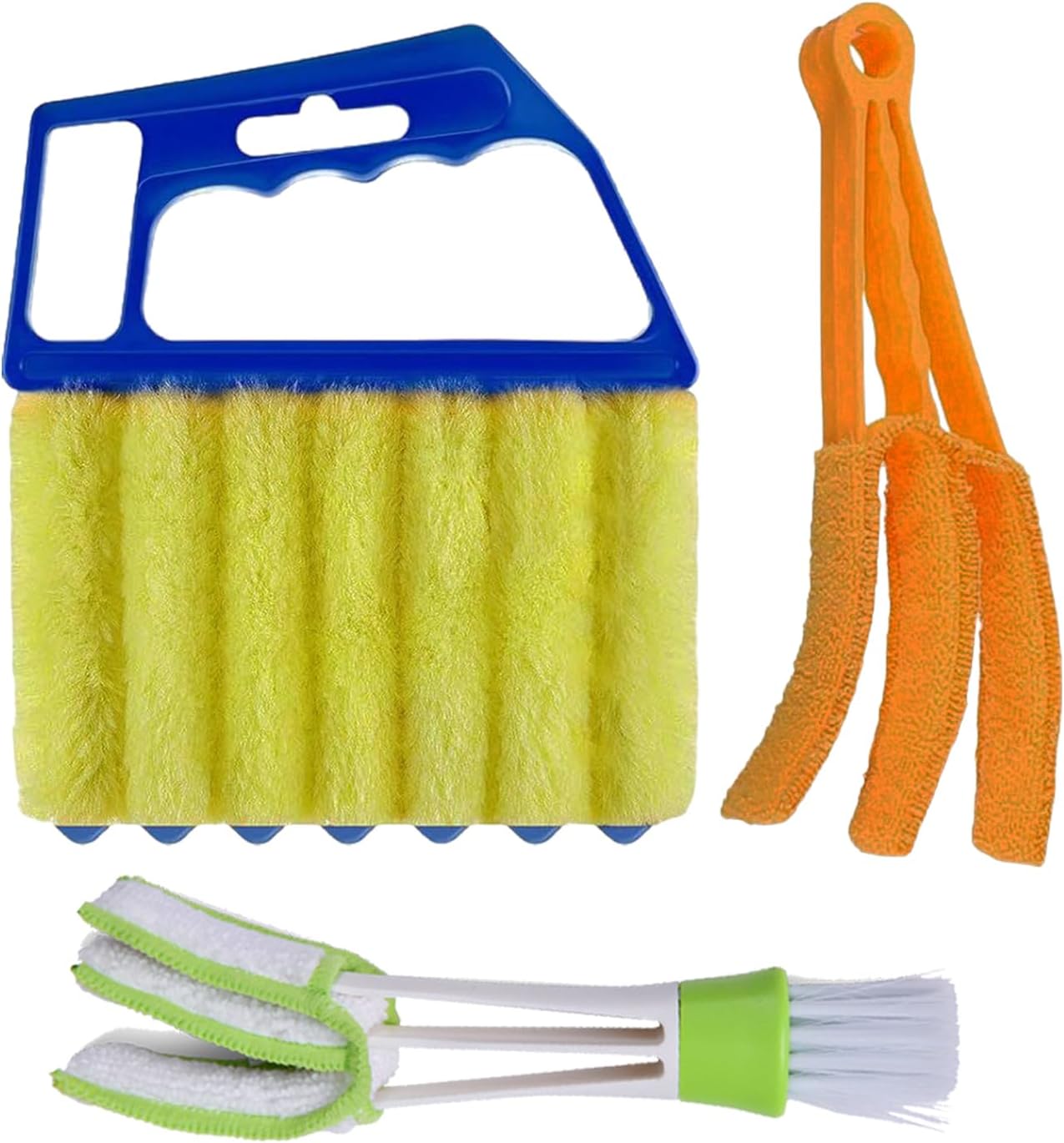 Washable Blinds Cleaner Tool, Blind Duster, Microfiber Dusting Brush for Venetian Blinds, Window Shutters, Air Conditioner Vents (4-Pack)