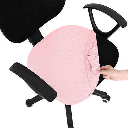 Smiry Office Computer Chair Armrest Covers, 2PCs Anti-dust Arm Rest Pad | Removable Washable Desk Chair Arm Pad Covers, Grey