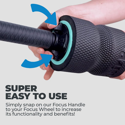 Chirp Focus Muscle Roller Handle for 4" Focus Wheel, 15.5"