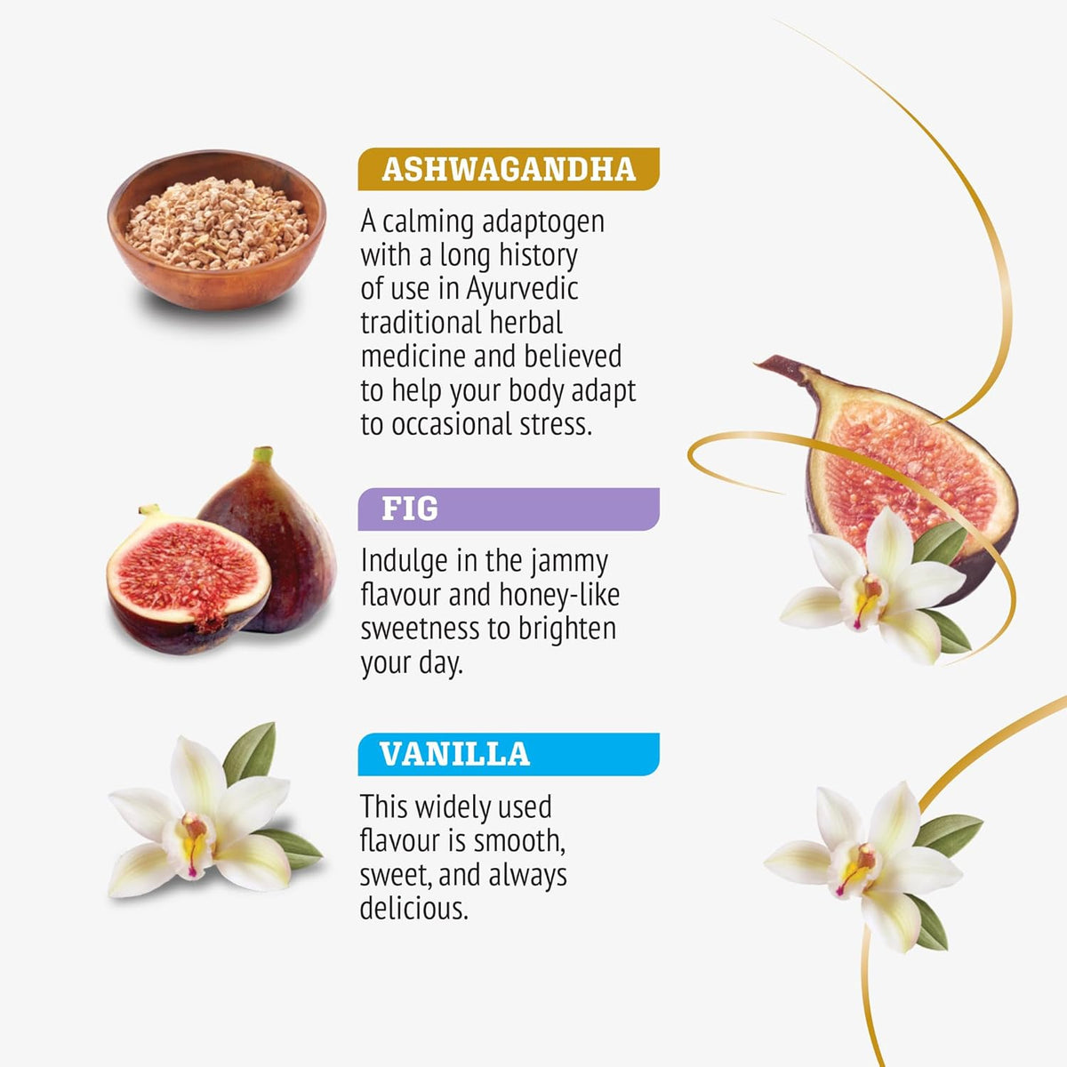 Twinings Adaptogens Calm Ashwagandha Fig & Vanilla Tea Bags (1 Pack)