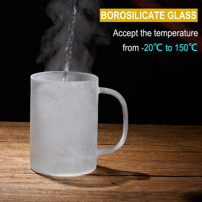3020.05 Glass Tea Mug with Infuser and Lid, Tea Cup, Clear, 20 OZ, GM005