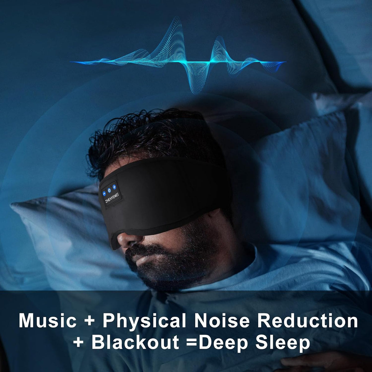 Sleep Mask with Bluetooth 5.4 Headphones, Removable 3D Eye Cups, Timing Sleeping Headphones for Side Sleepers, Wireless Music Eye Mask Speakers for Men, Women, Tech Gifts, Pink