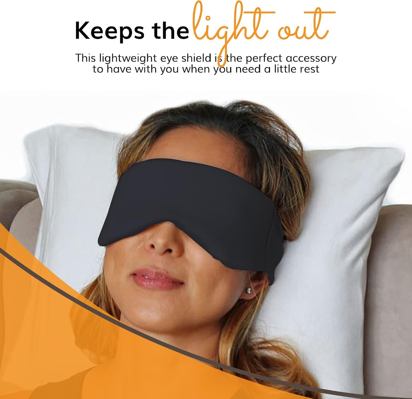 Happyluxe Sleep Mask - Buttery Soft Airplane Eye Mask for Sleeping or Napping in Bed. Machine Washable. - Navy Blue, Made in USA
