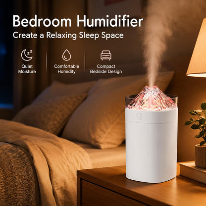300ml Cool Mist 7 Colorful Lights Humidifier, 10-20 Hour Runtime for Plants