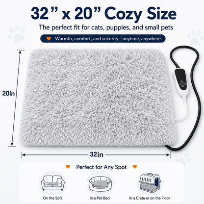 GOLOPET Cat Heating Pad with Normally Open Function，UL Dual Certification