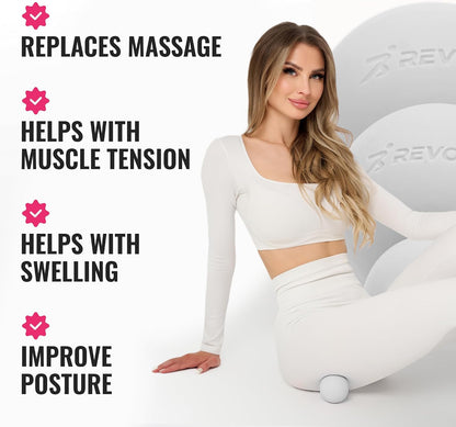 3 in 1 Massage Ball Set - Lacrosse Balls for Myofascial Release, Back Pain Relief, Face Fitness, Trigger Points, Yoga, Physical Therapy, Muscle Recovery and Soft Deep Tissue Massage (Pink)