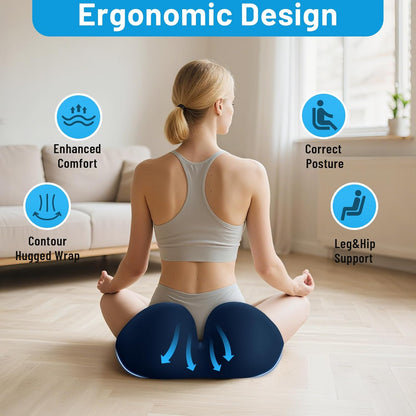 Memory Foam Seat Cushion, Ergonomic Office Chair Cushion for Long Sitting
