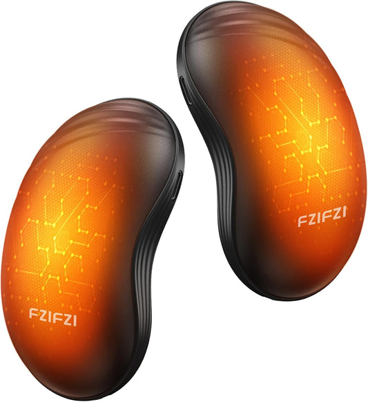 Hand Warmers Rechargeable, Electric Hand Warmers with Fidget Spinner, 2 Pack 6000mAh Reusable Charging Handwarmers, Magnetic Pocket Heater Gifts for Women, Men, Outdoor, Hunting, Fishing, Golf Camping