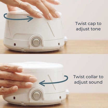 Yogasleep Dohm Classic (White) The Original White Noise Sound Machine, Soothing Natural Sounds from a Real Fan, Sleep Therapy for Adults & Baby, Noise Cancelling for Office Privacy & Meditation